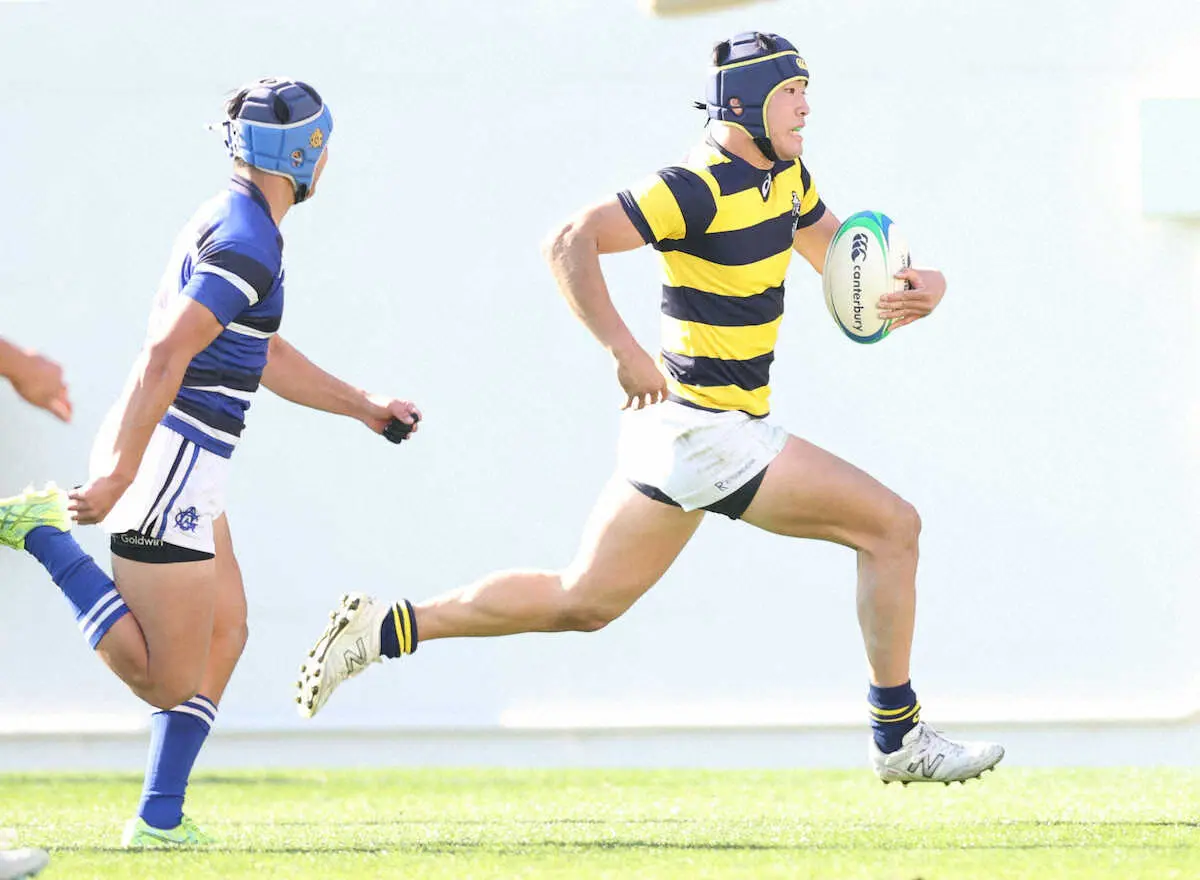 【画像・写真】【高校ラグビー】初出場の立命館慶祥、初勝利ならず　三浦が意地の1トライ