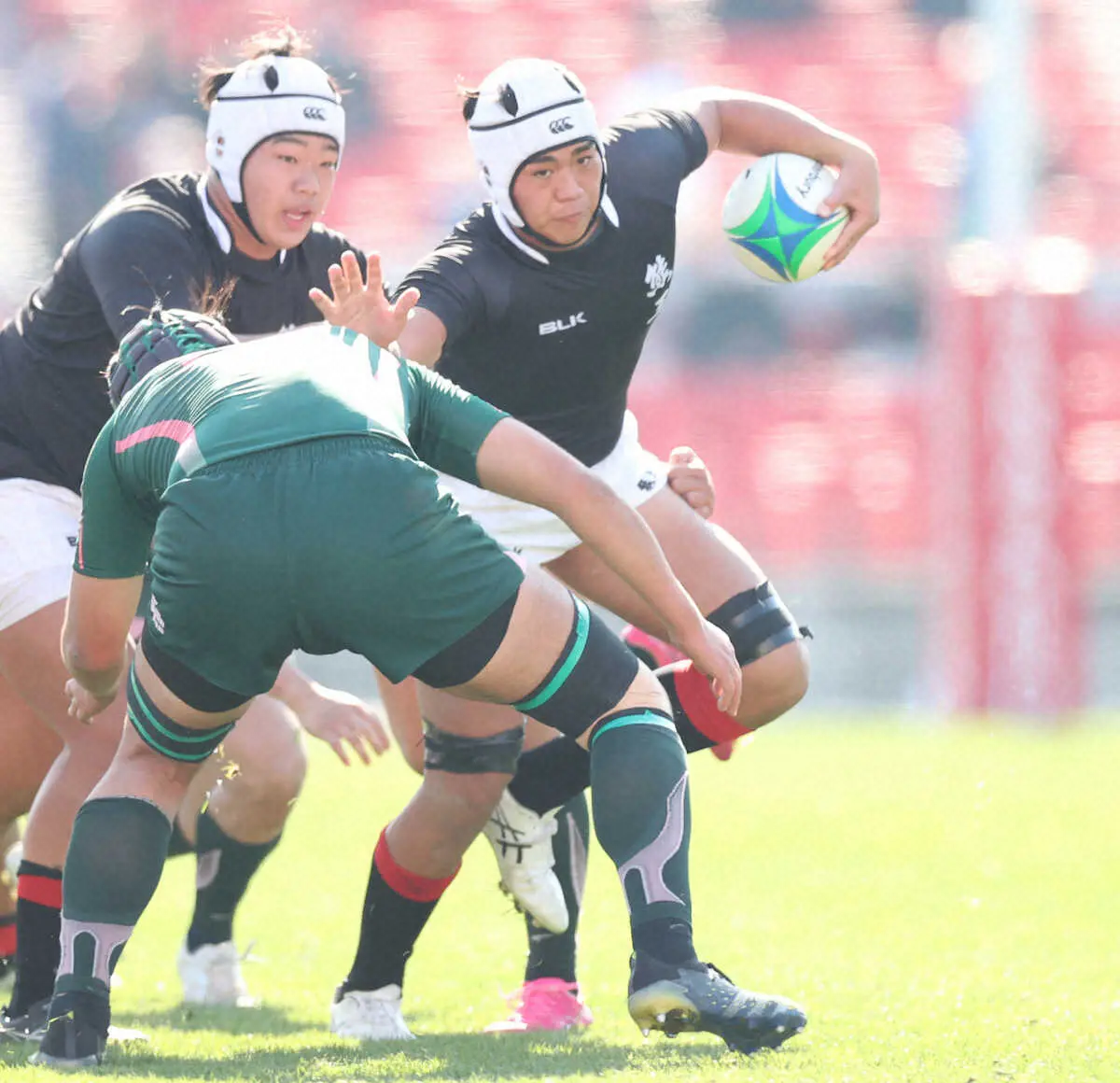 【画像・写真】【高校ラグビー】熊本工　初戦敗退も意地のトライ　石橋主将「全員で力を合わせて取ることができた」