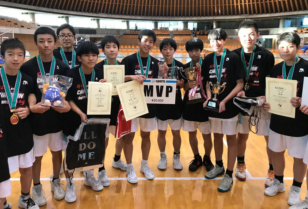 【画像・写真】bjカップU14　男子はBCつくばEvolution、女子はJ,sphereが優勝　杉野が男子MVP