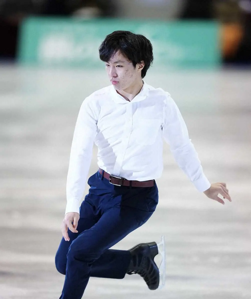 【画像・写真】三浦佳生、年始からフルスロットル　アイスショー公開リハ