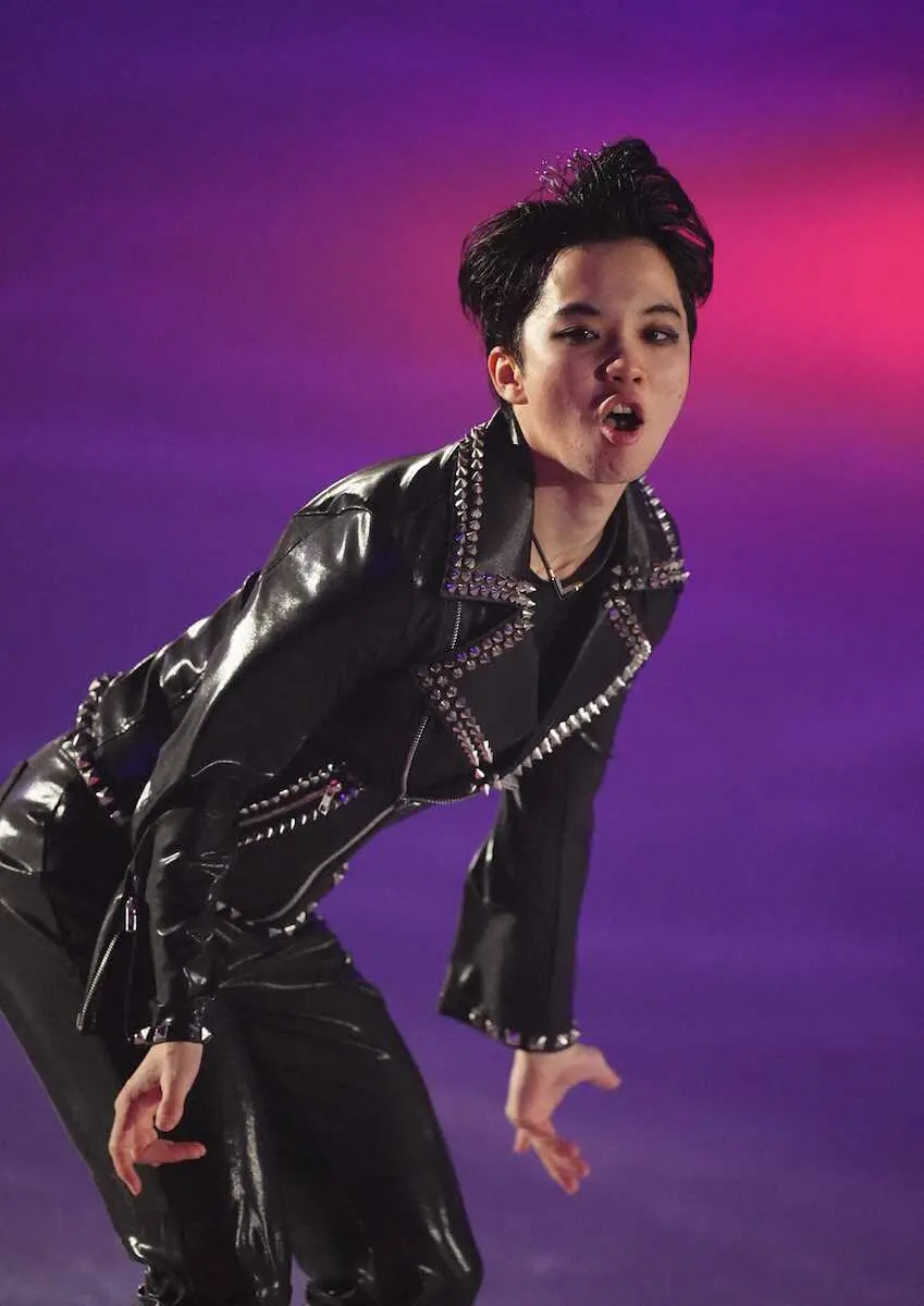 【画像・写真】友野一希、世界選手権は「自分でつかみ取った。自信を持って臨みたい」アイスショー公開リハ