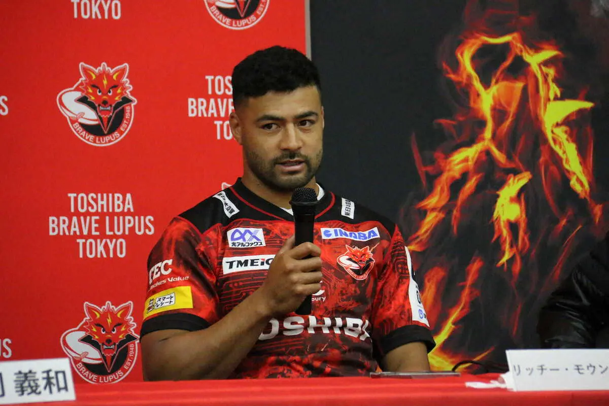 【画像・写真】NZ正司令塔モウンガ「日本でのプレーが夢だった」リーグワンBL東京入団会見