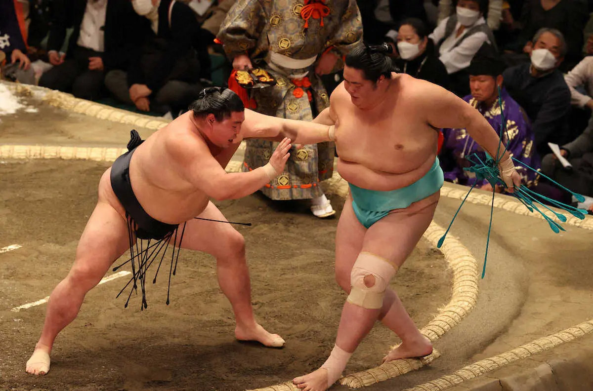 【画像・写真】正代　「いい内容」やっと1勝　10勝以上で大関に復帰へ