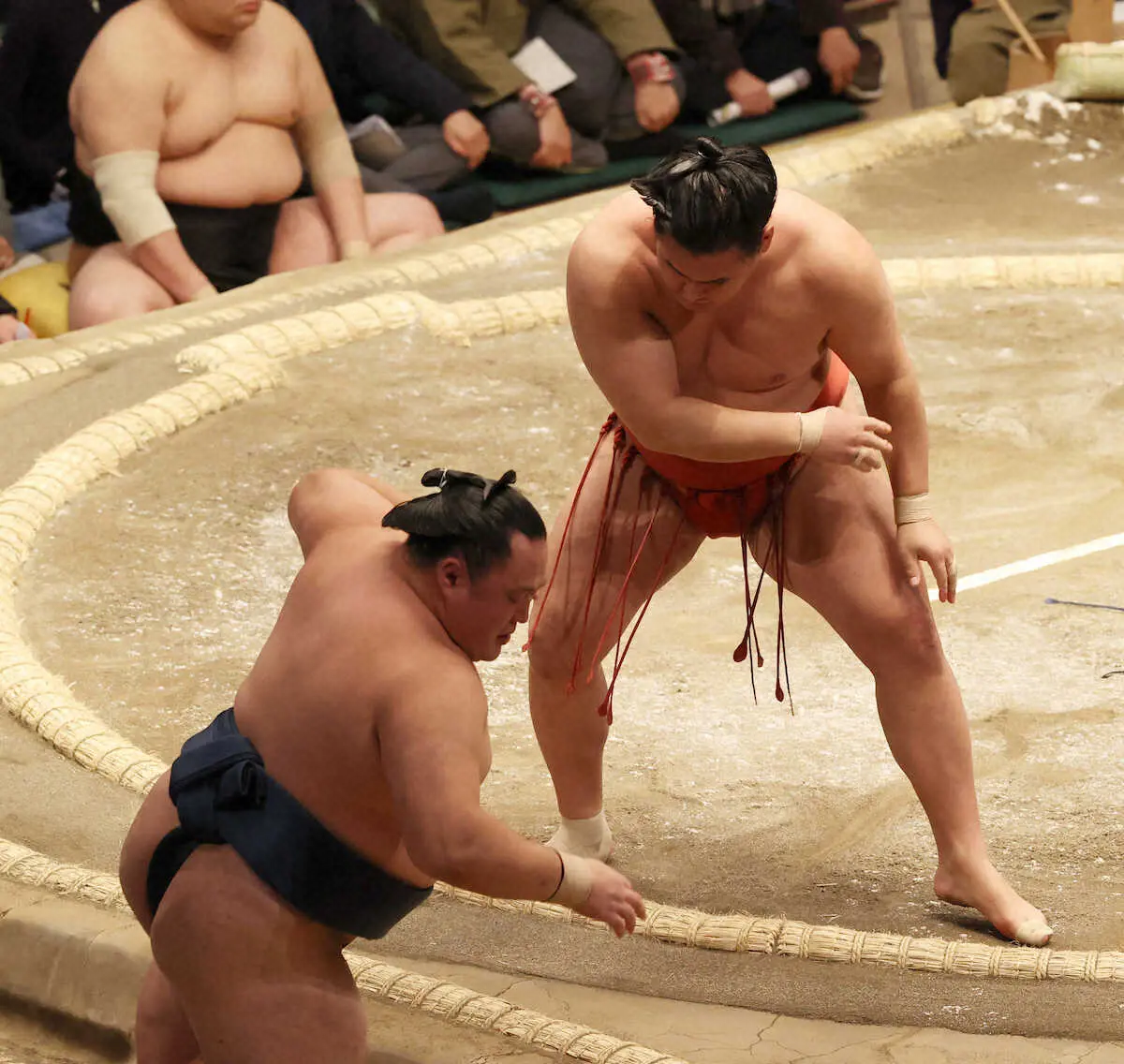 【画像・写真】豊昇龍　玉鷲との“全勝対決”制し4連勝!一人大関・貴景勝は1敗キープ　正代は連勝ならず3敗目