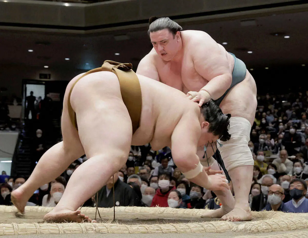【画像・写真】碧山　同僚・栃ノ心に勇気届ける5連勝「粘って粘って取れました」