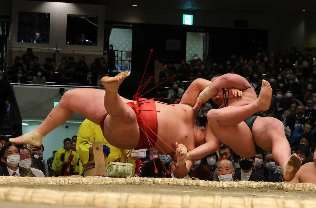 【画像・写真】翠富士が館内沸かせた！！豊昇龍を破って4勝目　大歓声に「テンション上がりますね」