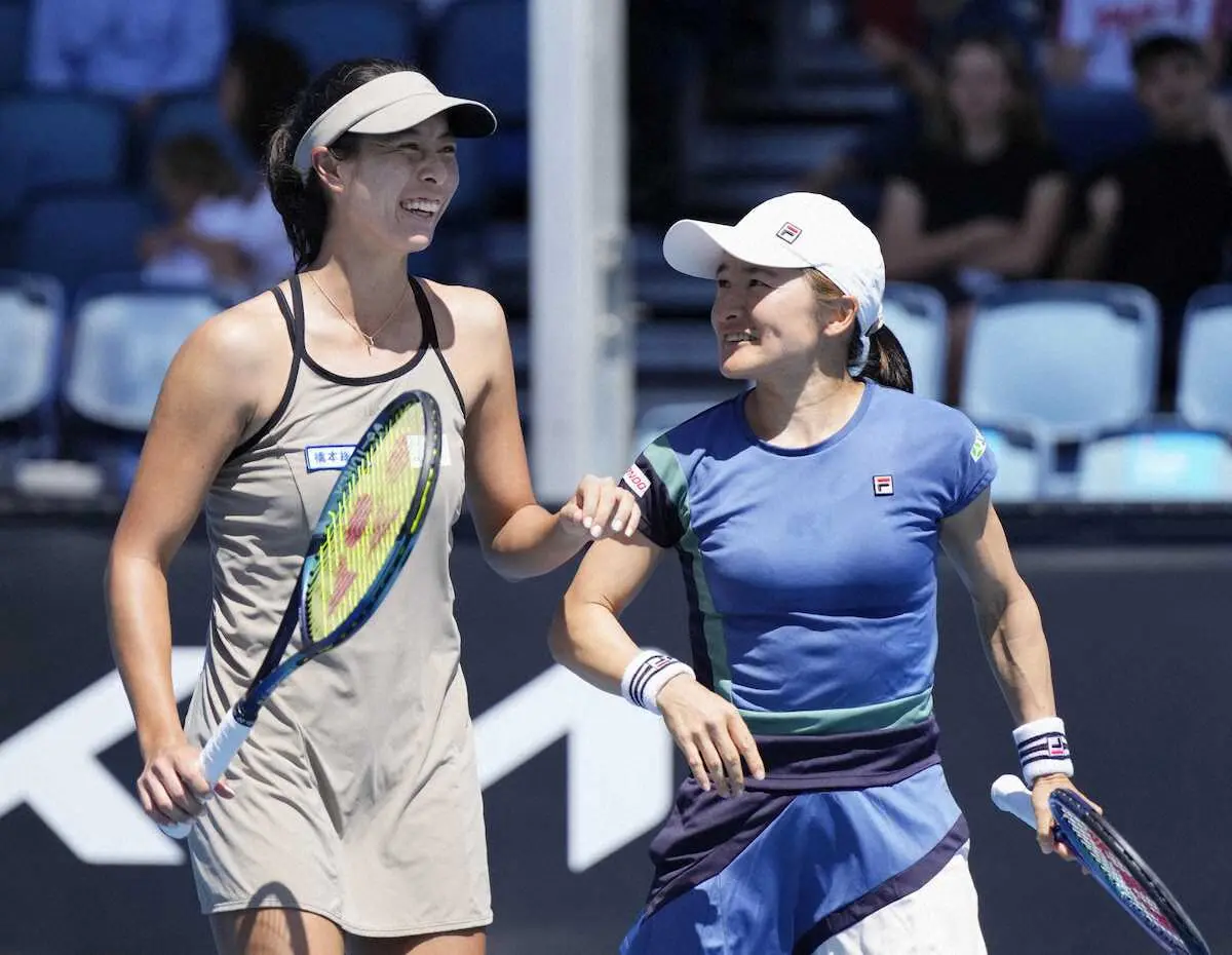 【画像・写真】青山、柴原組　前回大会4強の貫禄！ストレートでベスト16入り