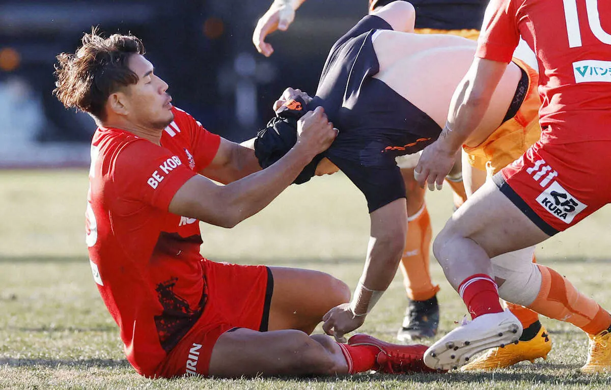 【画像・写真】ラグビー神戸　競り負けて優勝戦線から後退　収穫ありもFB山中「勝ちきるところまではいけなかった」