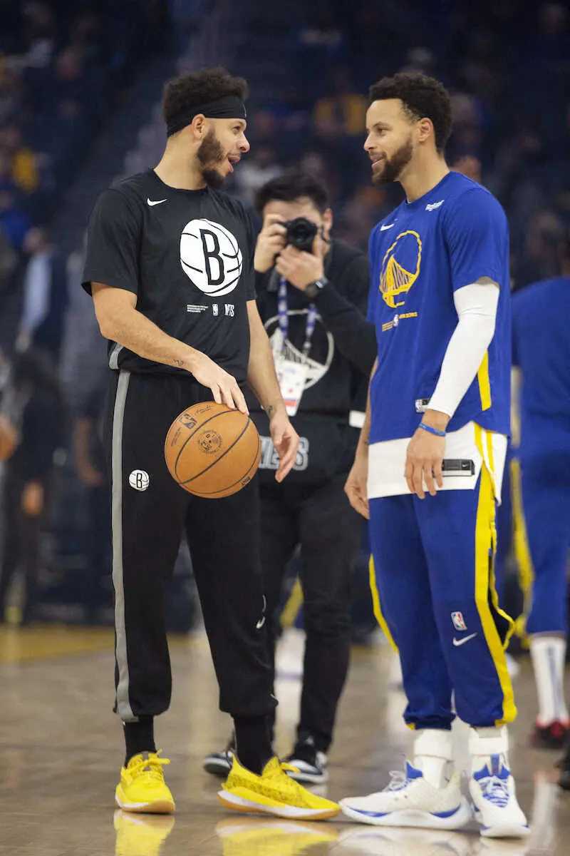 【画像・写真】ネッツが17点差をはねのけてウォリアーズに逆転勝ち　アービングが38得点　渡辺は3P2本とも失敗