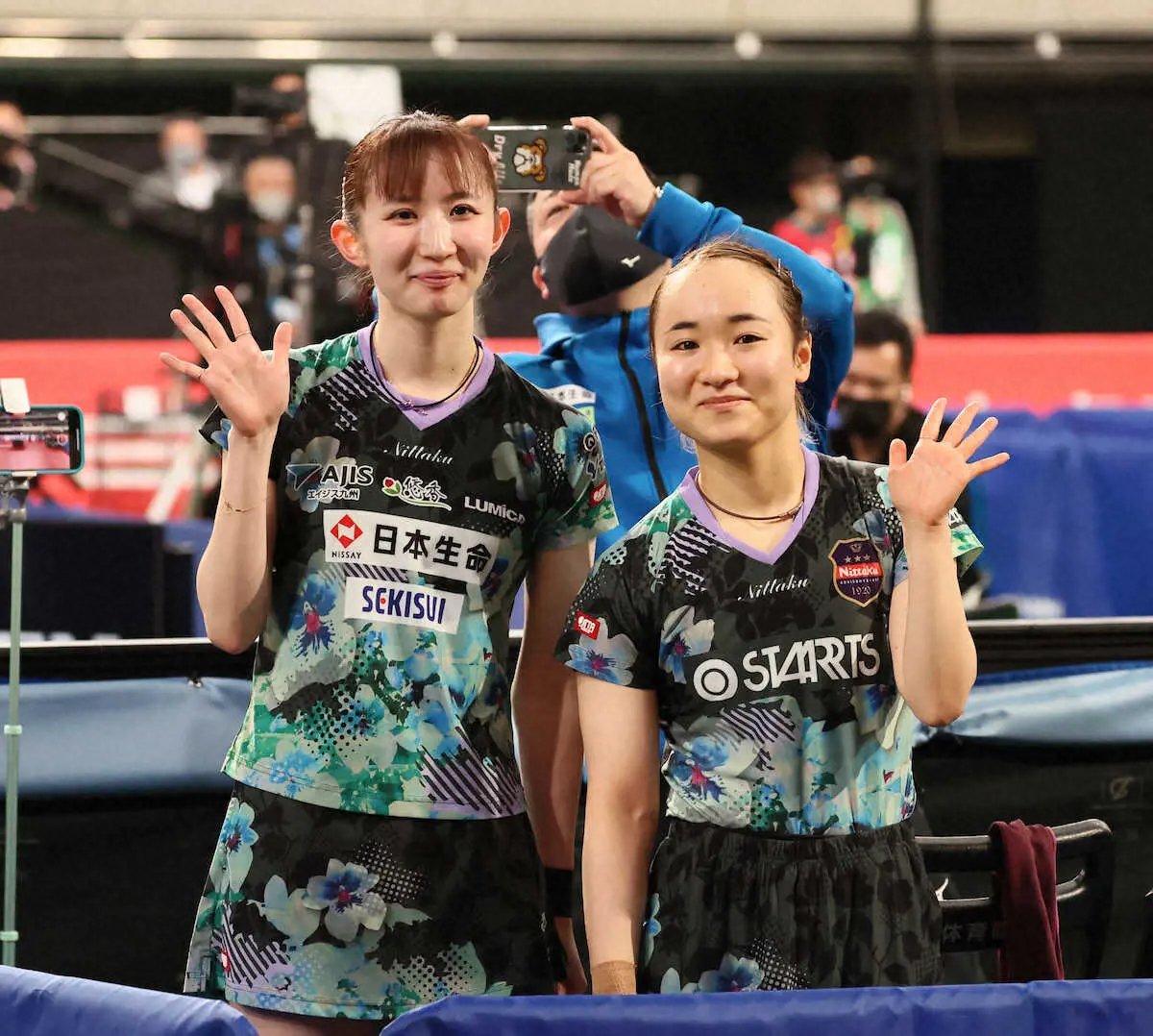 【画像・写真】みまひな無双！史上初の女子ダブルス5連覇！！早田「これからも連覇を続けていきたい」