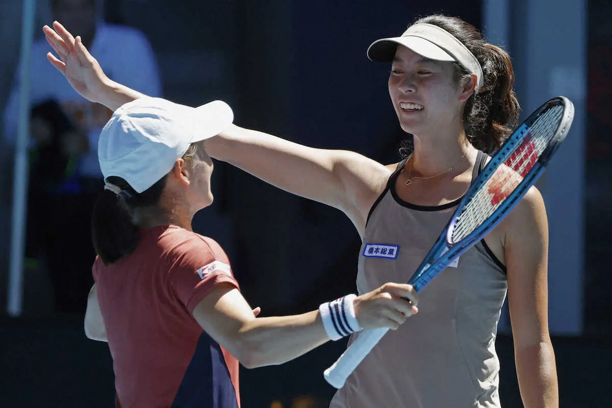 【画像・写真】女子ダブルス青山・柴原組　4大大会日本人ペア初V王手！日本人の決勝は18年全仏以来