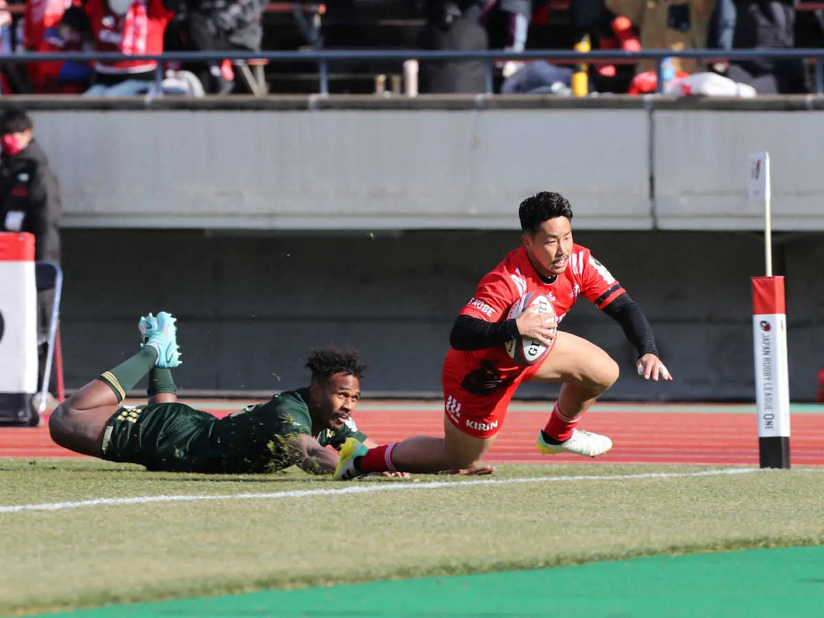 【画像・写真】ラグビー・神戸、21―38でトヨタに敗れ3連敗　3人多い数的優位生かせず逆転ならず