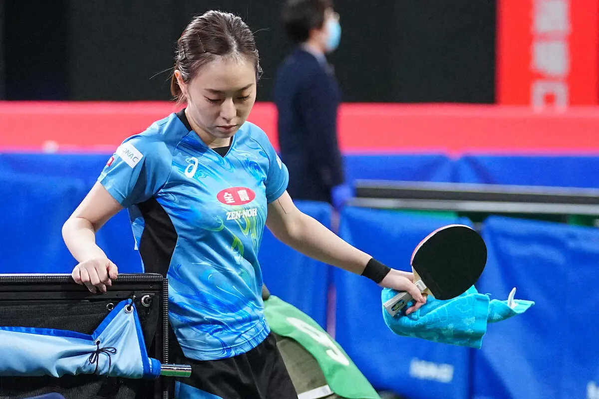 【画像・写真】石川　準決勝で敗退　早田にストレート負け「1ゲームも取れなかったのは残念」