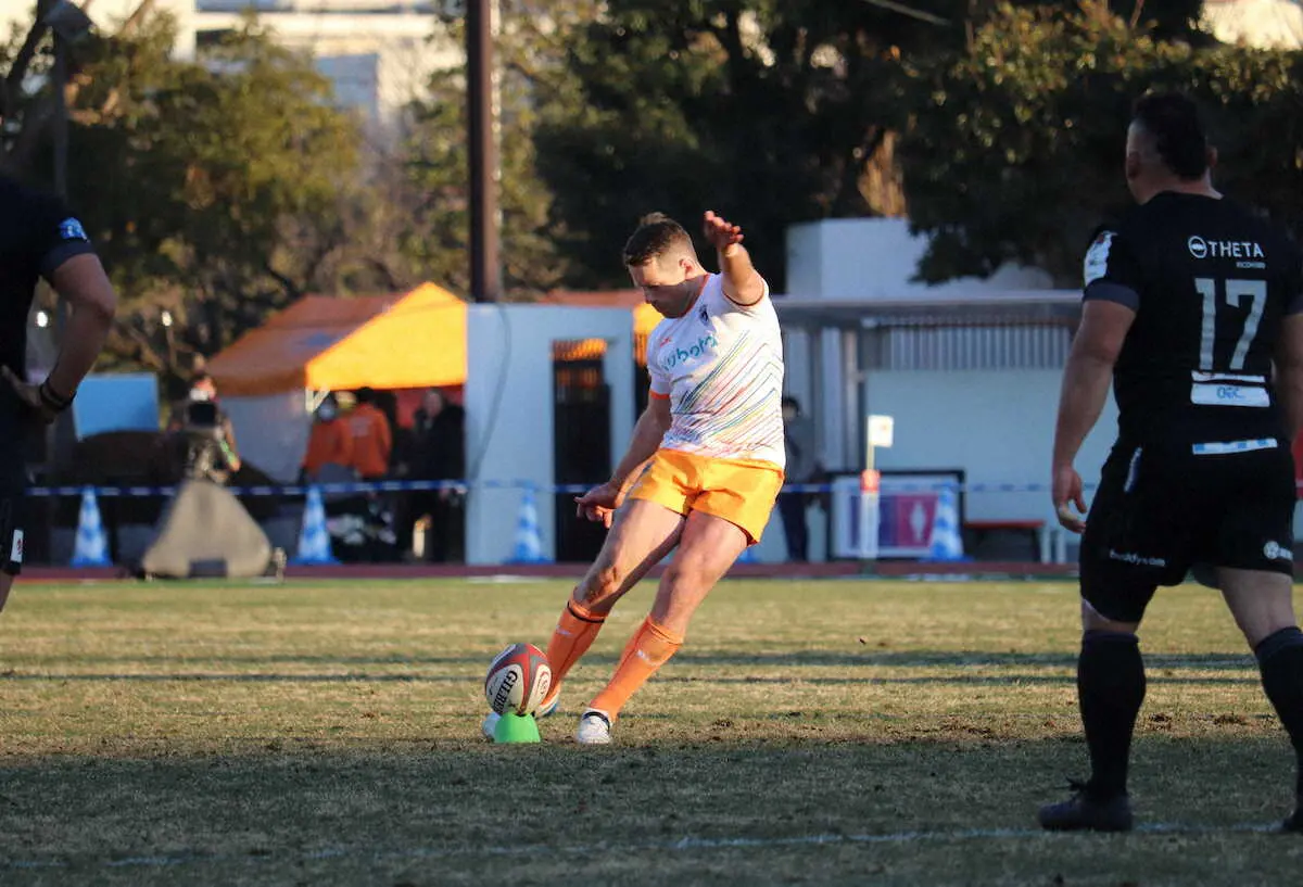 【画像・写真】ラグビー東京ベイ　前半圧倒も…ひやり2点差逃げ切り
