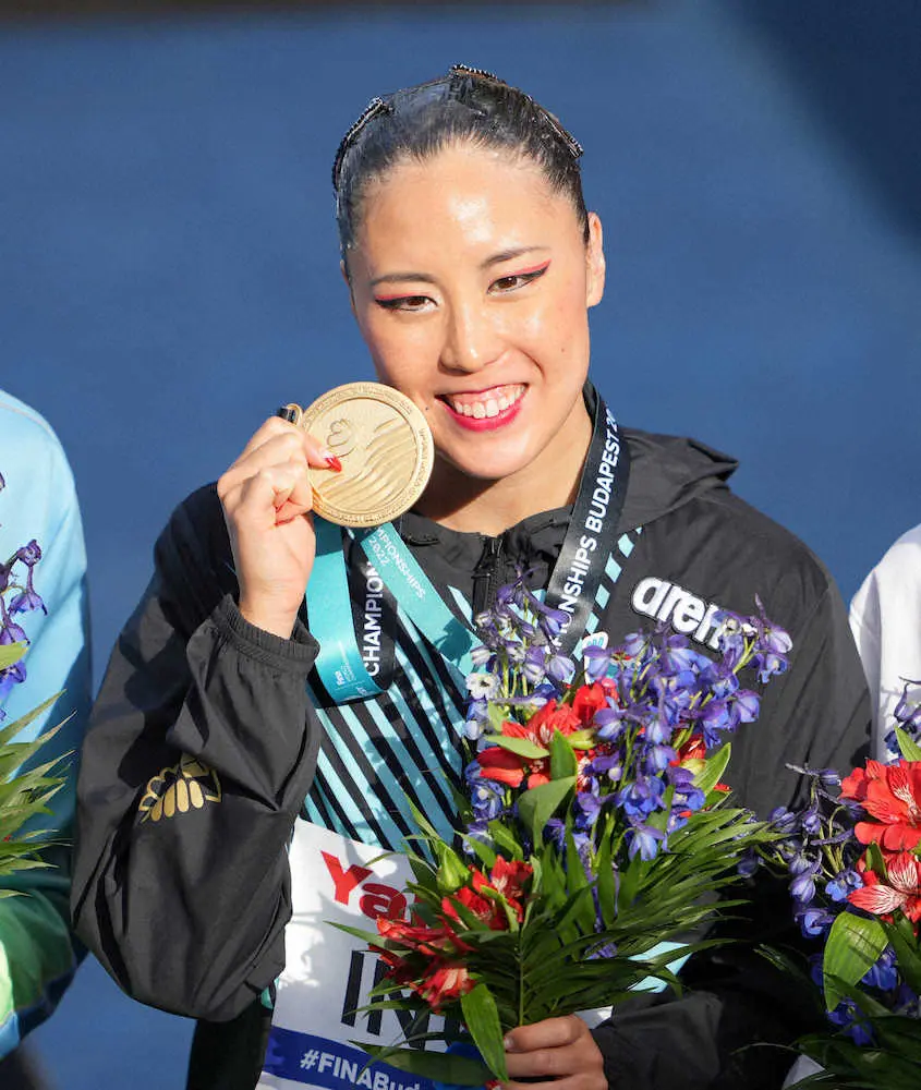 【画像・写真】世界水泳ASソロ2冠の乾　「もう一度、金メダルを獲りたい」新ルールでもV2へ試行錯誤