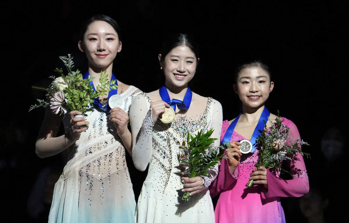 【画像・写真】千葉百音が日本勢最高の3位　渡辺倫果5位、吉田陽菜8位　李海仁がSP6位から逆転V
