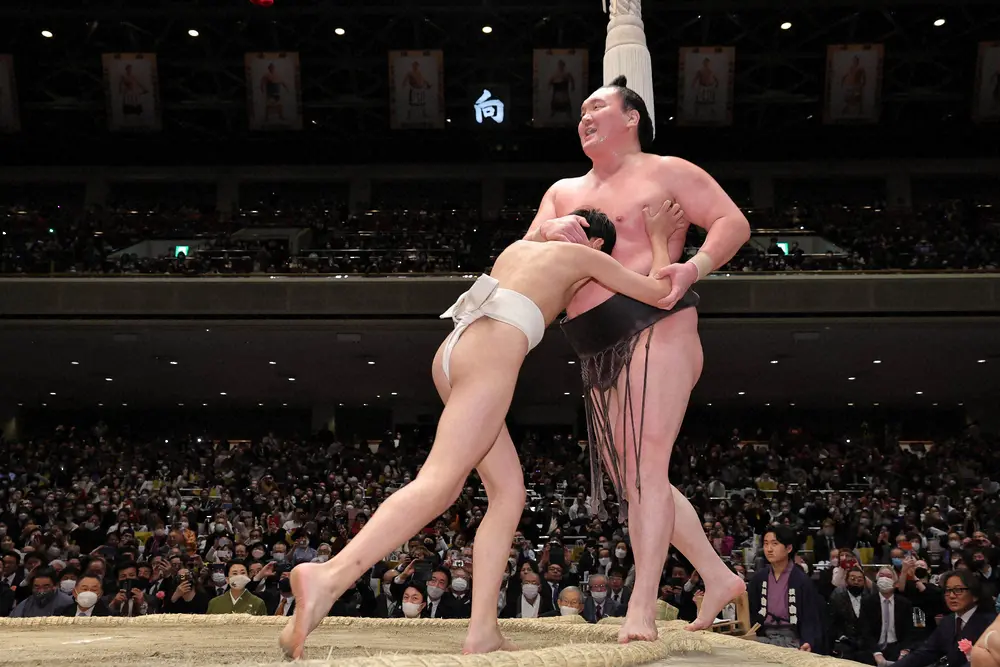 【画像・写真】元白鵬・宮城野親方　断髪式で「5歳若くなったのかなと」　長男は戸惑い「まげ姿しか見てなかったので」