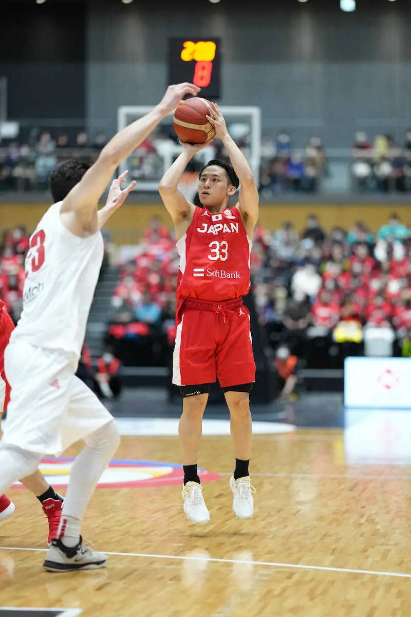 【画像・写真】日本がイランに96―61で快勝　河村が15得点の活躍　シュート成功率100％