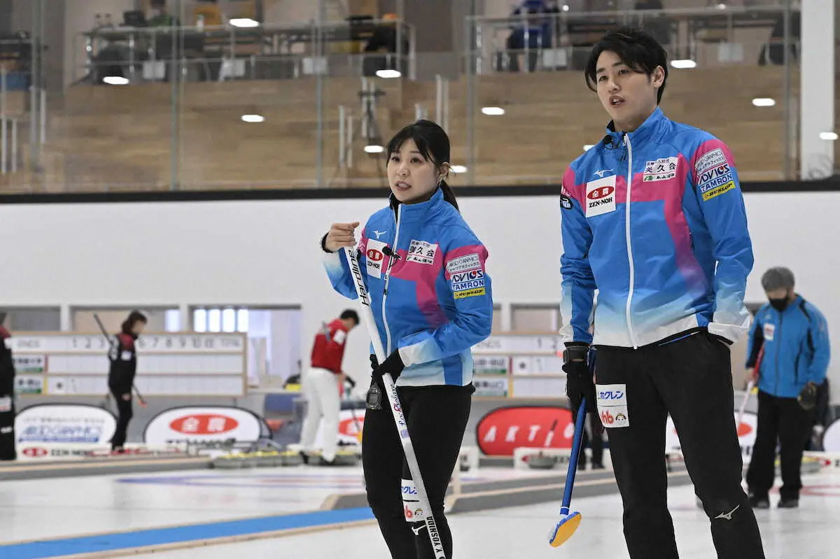 【画像・写真】【カーリング】“ゆりた”＆“フジヤマ”無敗継続「質の高い試合になる」25日にロコ対決