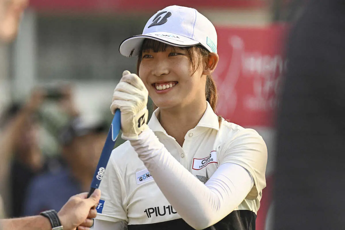 【画像・写真】馬場咲希 初出場28位の好位置  イーグルに「アドレナリンが出ていたのかな」