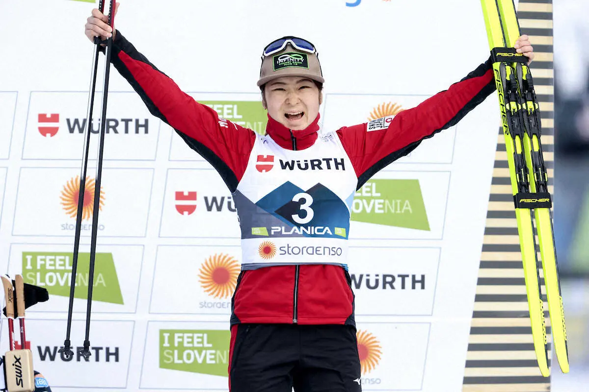 【画像・写真】葛西春香、日本勢初の銅メダル　終盤追い上げ「自信を持って走れた」ノルディック複合女子個人ノーマルヒル