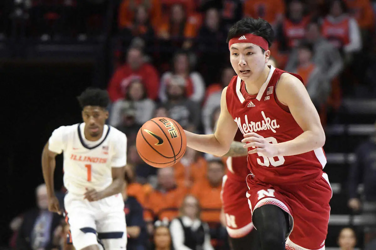 【画像・写真】ネブラスカ大の富永は20得点　チームの連勝は4でストップ　ミシガン州立大に逆転負け