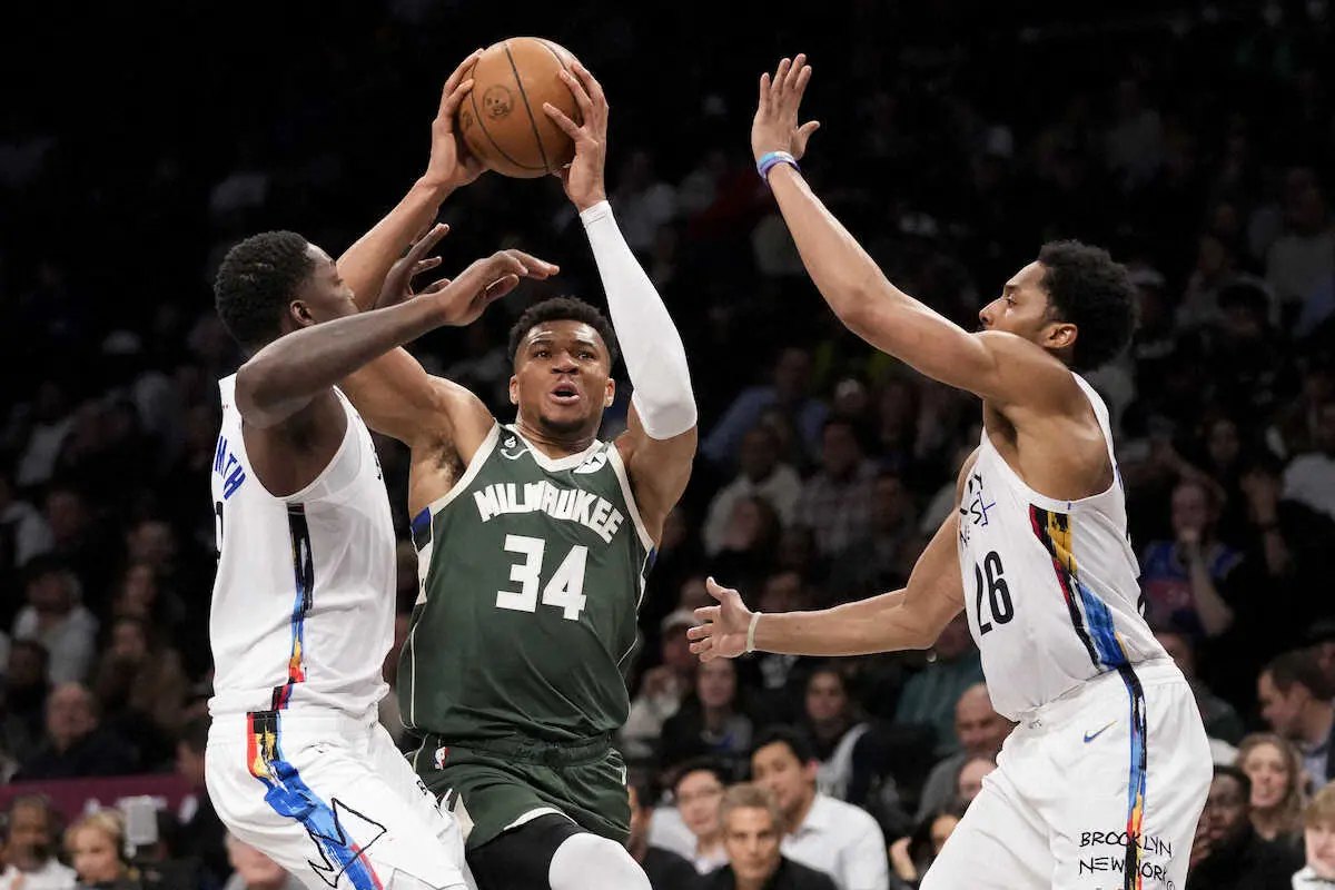 【画像・写真】ネッツは3連敗　渡辺は欠場　バックスは15連勝　チーム記録まであと「5」