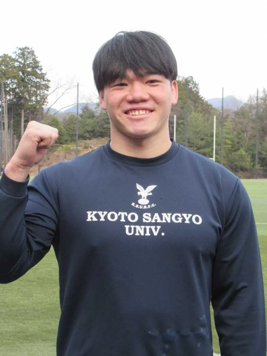 【画像・写真】【関西大学ラグビー】京産大、新主将に三木皓正「覚悟がなかったら辞めてください」日本一へ伝えた言葉