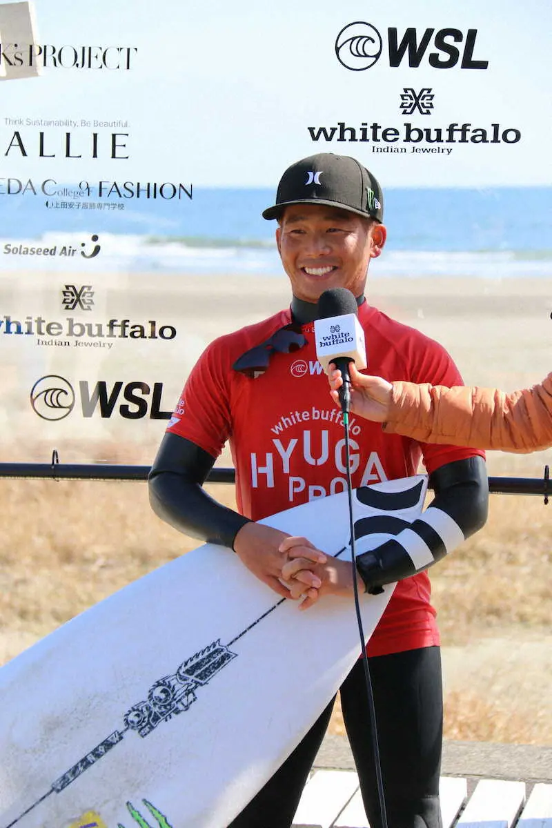 【画像・写真】大原洋人が4回戦進出　7カ月ぶり復帰戦で復活のろし「決勝で一番いいサーフィンを」