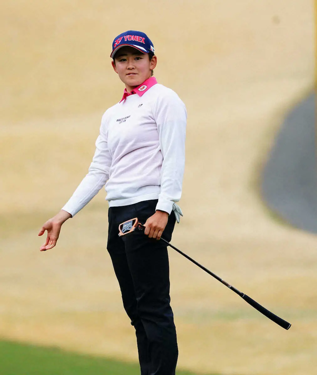 【画像・写真】岩井明愛　「いいゴルフをしてた」納得のノーボギーで2差3位