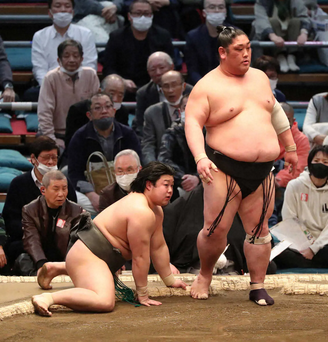 【画像・写真】宮城野部屋の幕下・川副と向中野がともに2連勝「2人で全勝して優勝決定戦できれば」