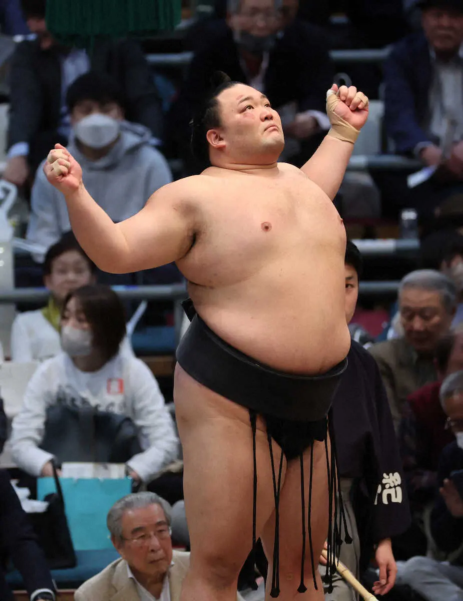 【画像・写真】朝乃山　勝ち越して夏場所での再入幕確実　2年ぶり、中入り後の取組へ「来場所の番付発表で感じること」