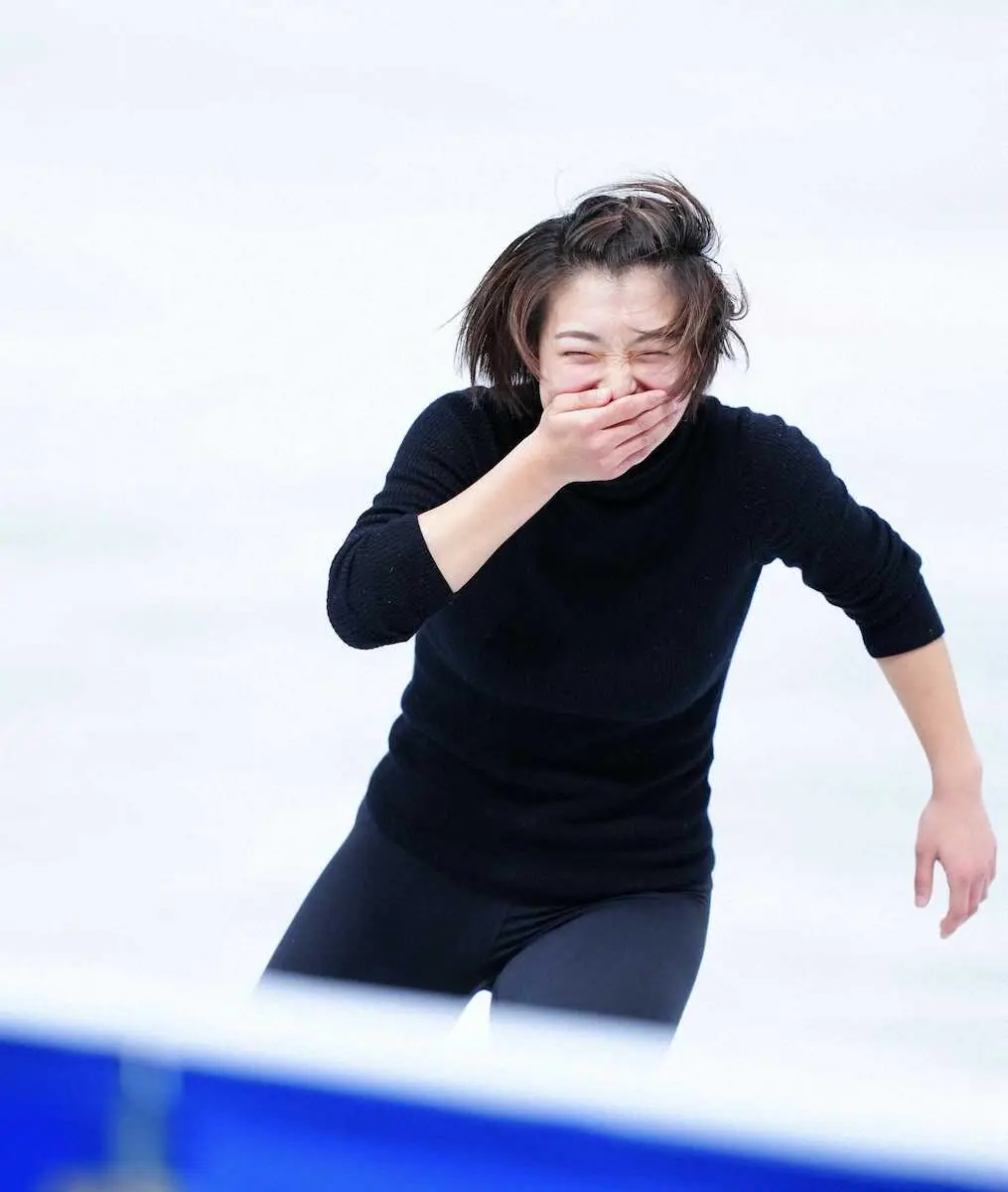 【画像・写真】坂本花織　4年ぶりさいたま開催「リベンジ、上書き保存したい」世界選手権公式練習