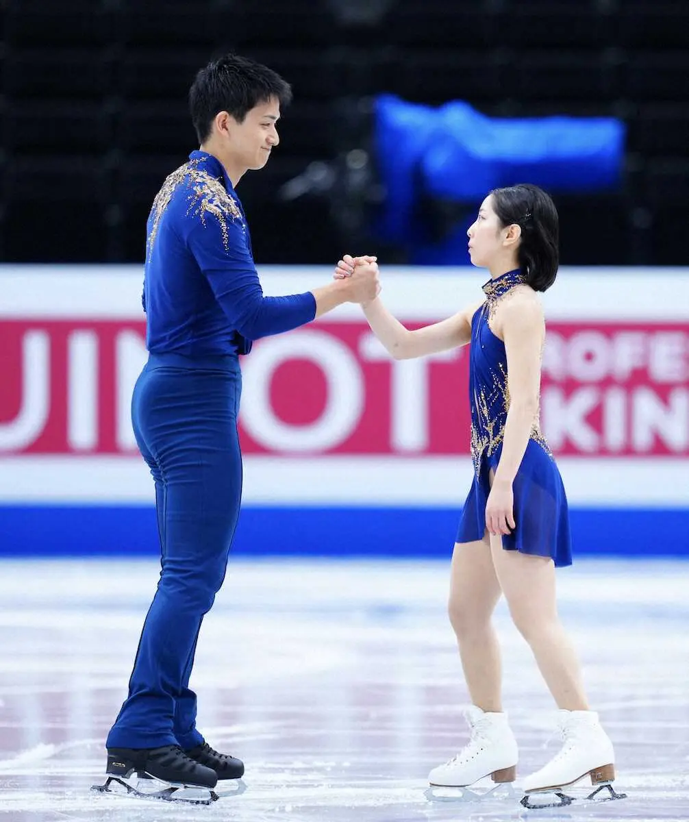 【画像・写真】ペア“りくりゅう”年間グランドスラムへ「自信あります」WBC視聴で気分アップ