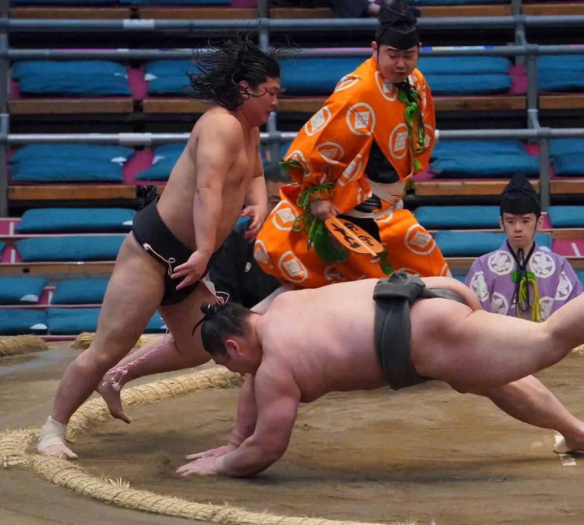 【画像・写真】95キロの小兵・東俊隆が三段目で6戦全勝　今場所から玉ノ井親方の付け人務め「アドバイスが励みに」