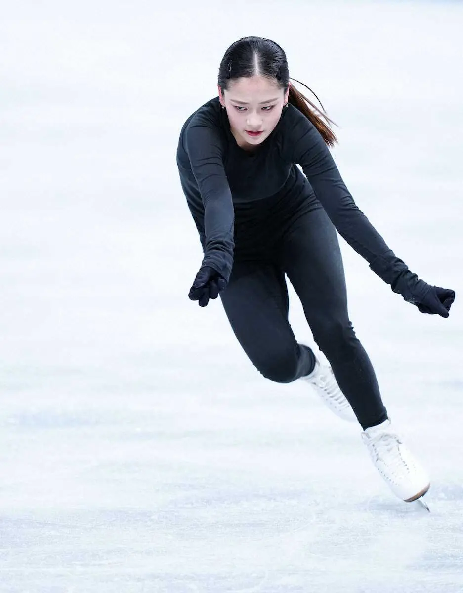 【画像・写真】渡辺倫果、WBCで日本の優勝決定直後に練習開始　ラストでトリプルアクセル着氷