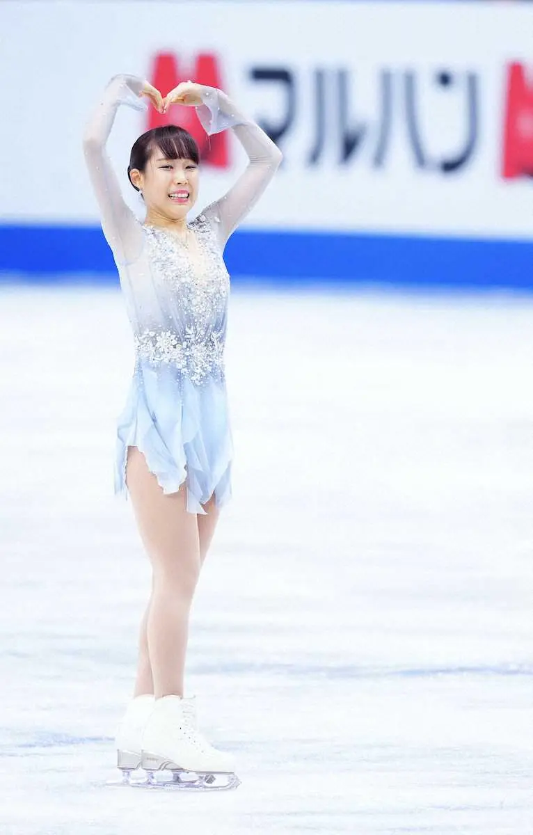 【画像・写真】三原舞依は3位発進「感謝の思いでいっぱい」涙のち笑顔