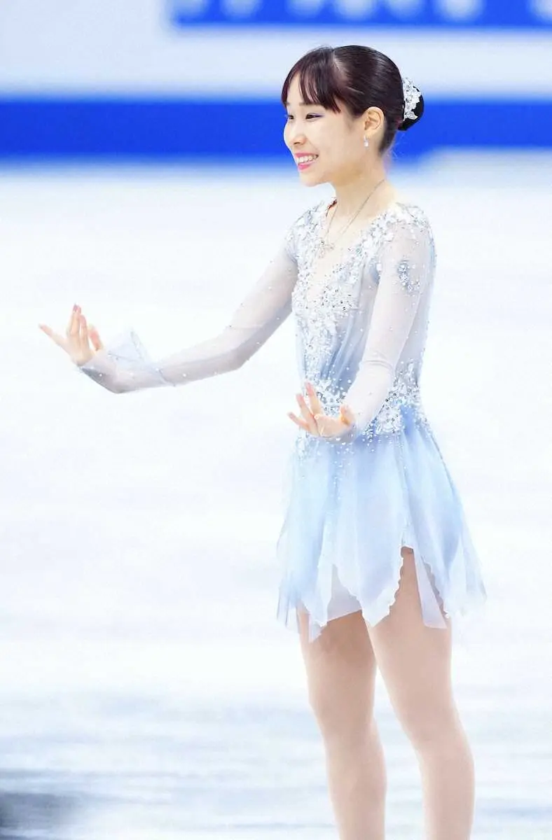 【画像・写真】＜世界フィギュア第1日＞女子SP、演技をする三原舞依（撮影・小海途　良幹）