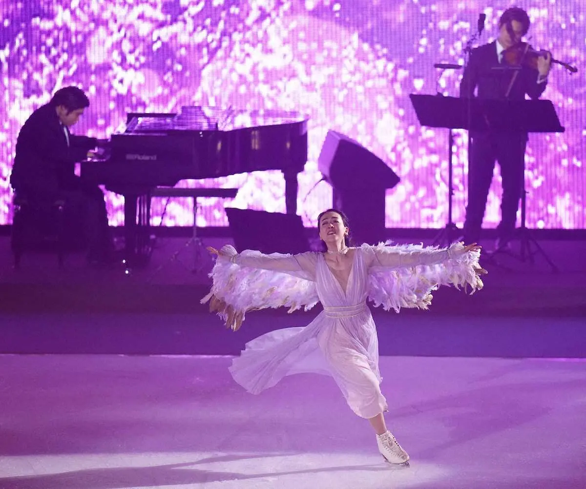 【画像・写真】浅田真央さんが辻井伸行氏、三浦文彰氏と一夜限りの共演「夢のような時間」