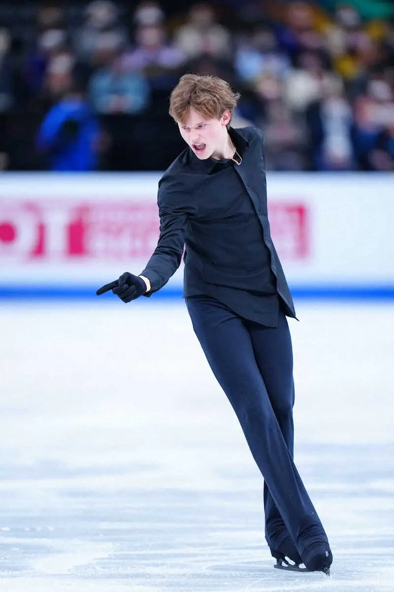【画像・写真】マリニン、公式練習で4回転半を着氷　あす25日フリーは午後9時3分から演技スタート