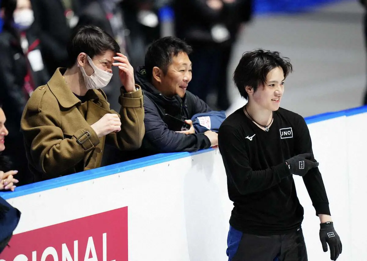 【画像・写真】宇野昌磨、4回転4種着氷　25日フリーへジャンプ入念調整