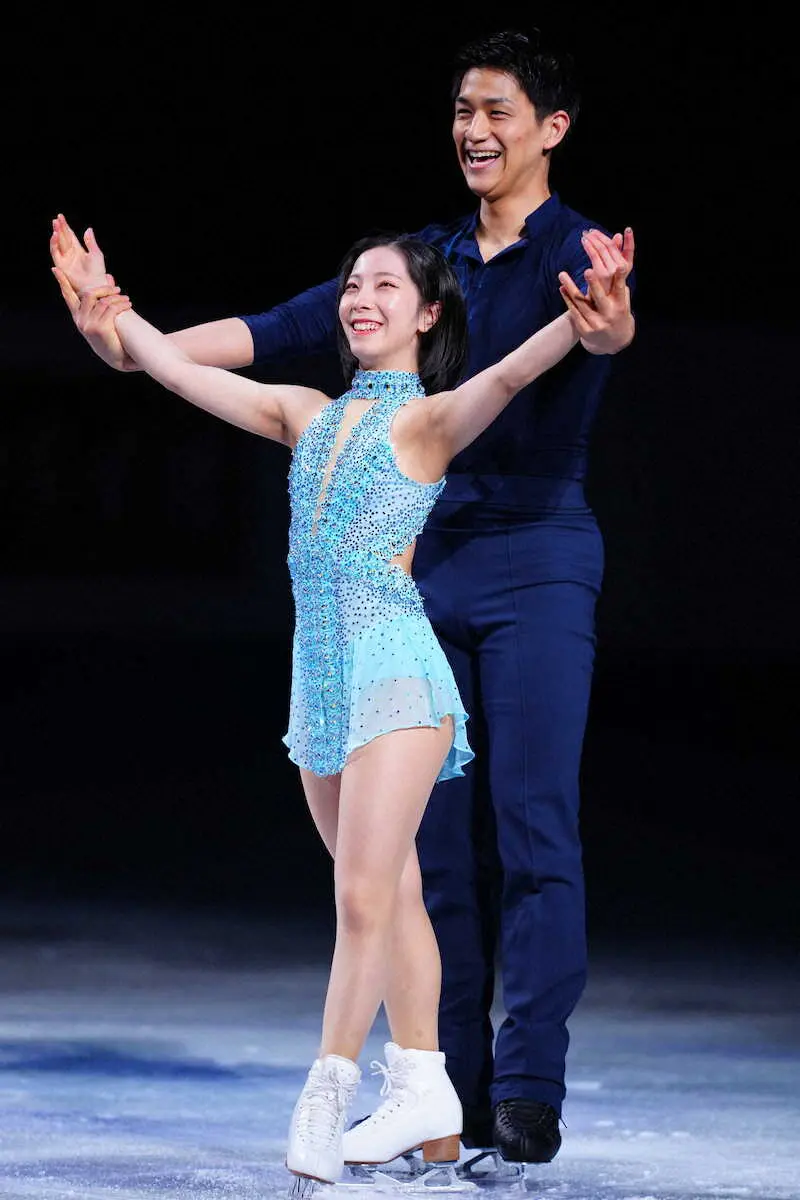 【画像・写真】大トリ“りくりゅう”「ハレルヤ」で笑顔締め　世界選手権Ex
