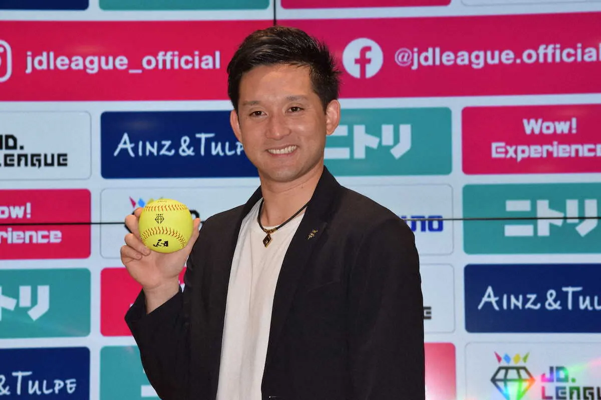 【画像・写真】女子ソフトJDリーグ　スペシャルサポーター元日本ハム・杉谷拳士氏就任「熱くサポートしたい」