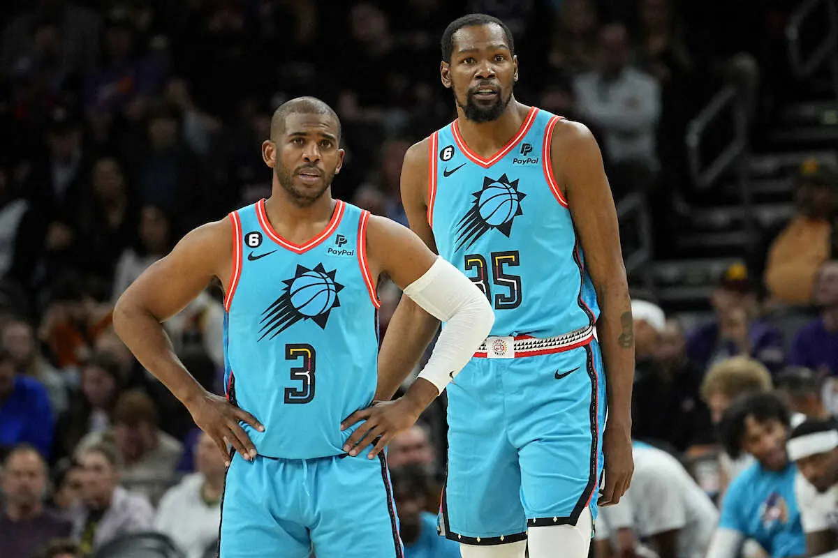 【画像・写真】サンズが6連勝で3季連続のプレーオフへ　76ersのエンビードは52得点　50得点以上は今季3回目