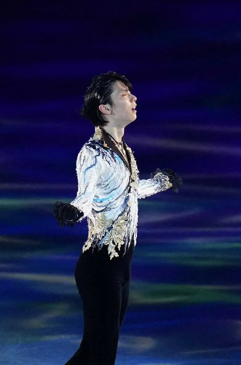 【画像・写真】羽生結弦さん、大トリで「オペラ座の怪人」横浜アリーナに“ファントム”降臨　スターズオンアイス