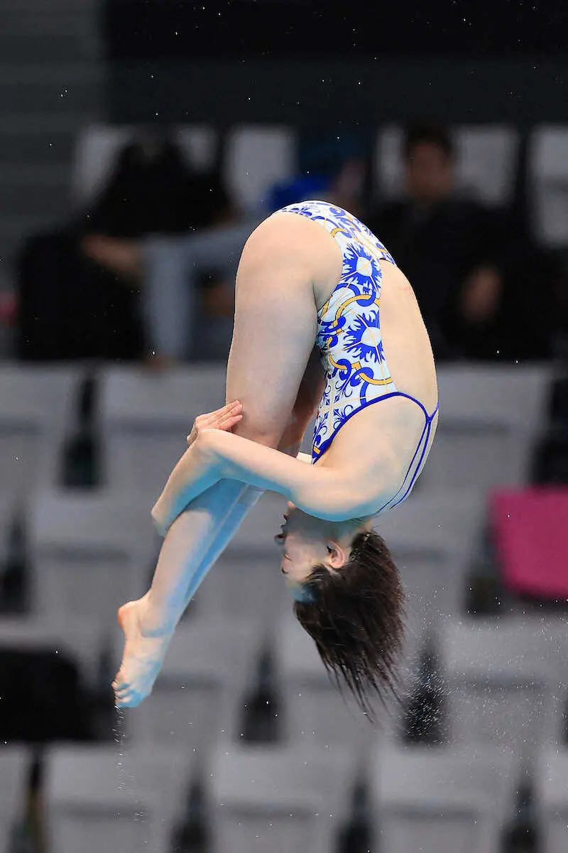 【画像・写真】飛び込み　馬淵優佳は3位で個人種目の代表逃すも「ホッとした。家族の力はすごい」