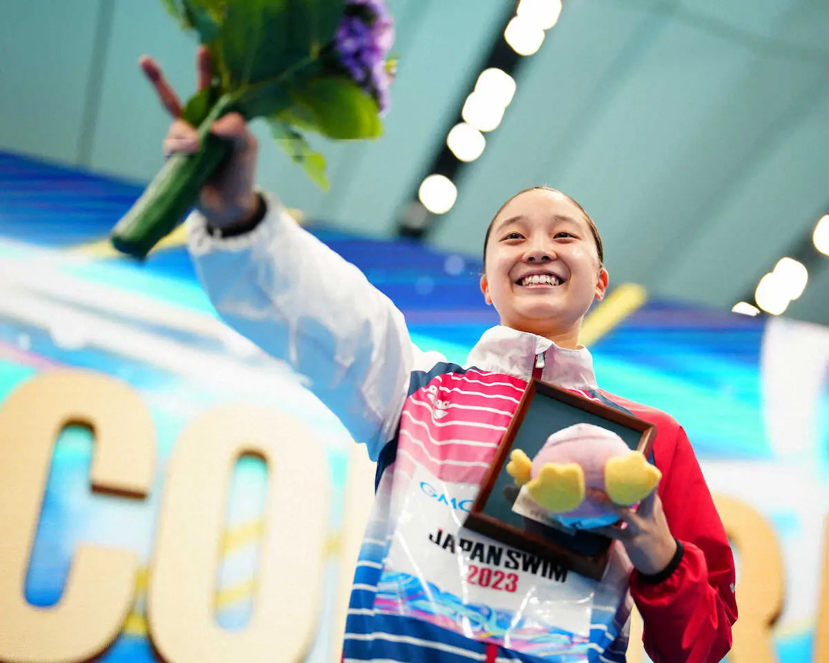 【画像・写真】パリの星16歳の成田実生が2冠！400M個メも優勝「緊張あった」W代表内定の2位19歳・谷川は悔し涙