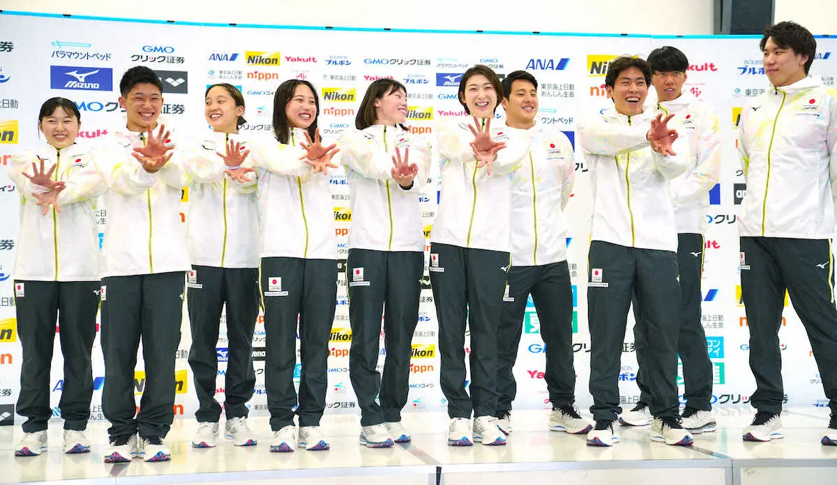 【画像・写真】本多「圧倒的な強さで勝つ」　理想はドラゴンボールの「スーパー17号」　世界水泳代表発表