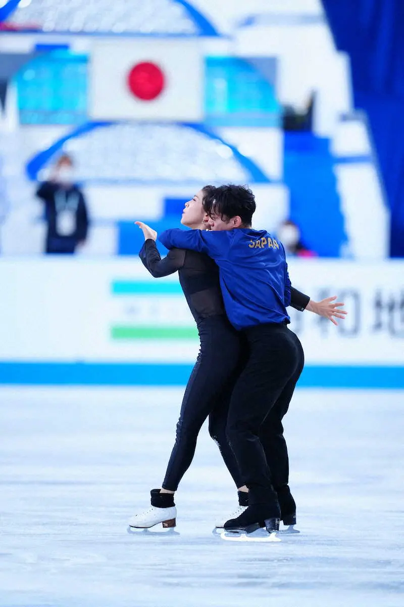 【画像・写真】アイスダンス“かなだい”日本勢先陣で「オペラ座の怪人」調整　世界国別対抗戦