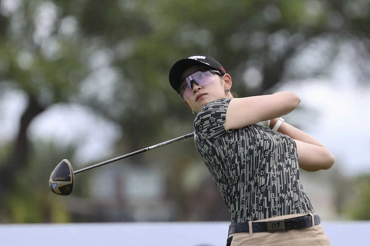 【画像・写真】2年ぶり米ツアー参戦　原英莉花はイーブンパー72「何とか耐えることができた」　ロッテ選手権第1日